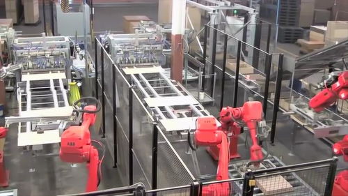 德国机械智能加工流水线 无人车间里的工业交响曲